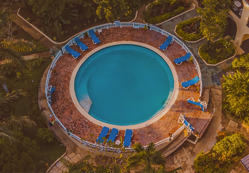 Aerial Pool shot